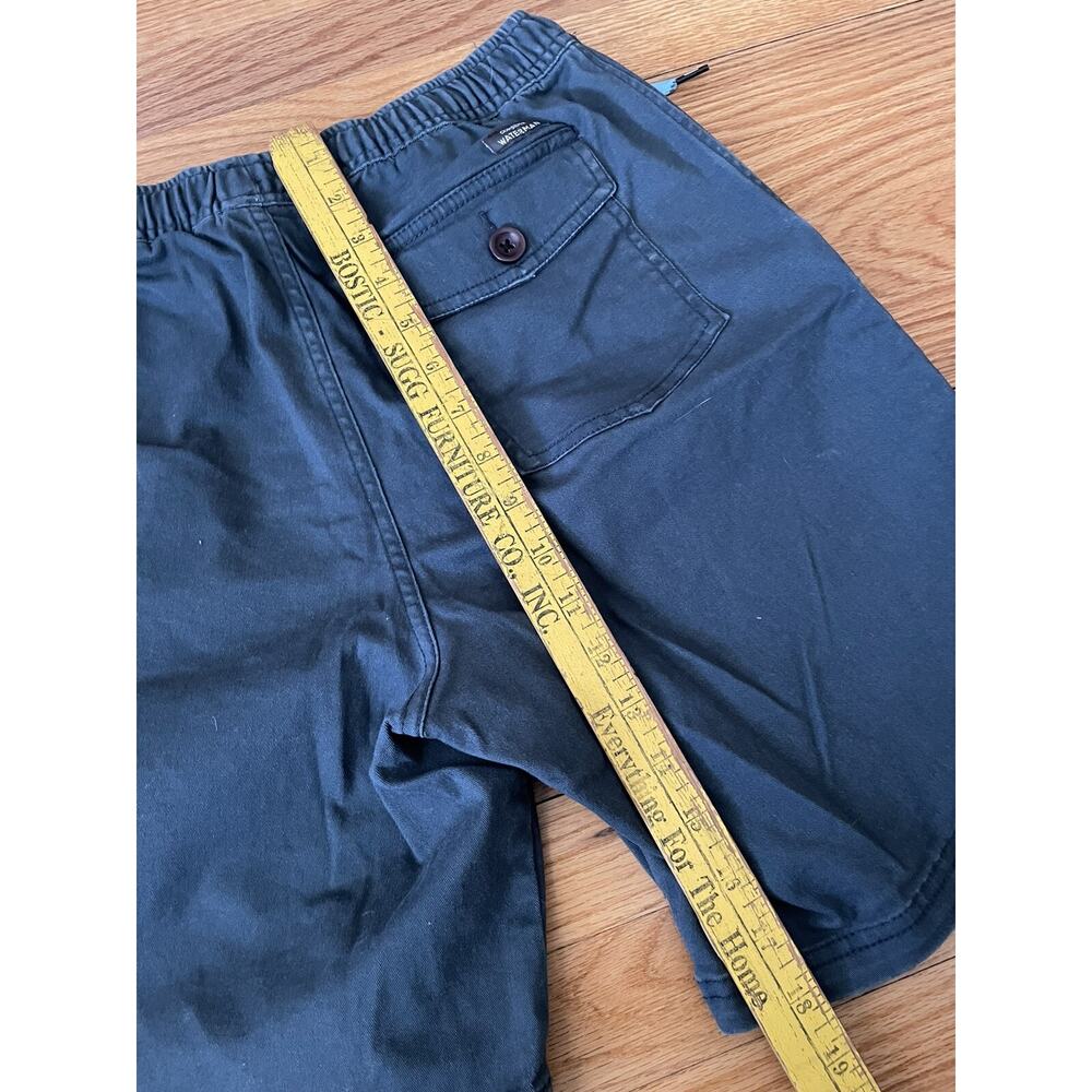 Quiksilver Waterman Cabo Elastic Waist Walk Shorts 8" Dark Blue Cotton Small - Picture 7 of 8